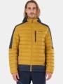 geaca matlasata de tranzitie pt. barbati Fundango Matt Hooded Jacket galben 1
