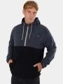 pulover cu gluga pt. barbati Fundango Carlos Fleece Pullover gri 1