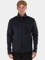pulover polar pt. barbati Fundango Revolution Fullzip Fleece negru 1