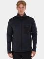 pulover polar pt. barbati Fundango Revolution Fleece Jacket gri 1