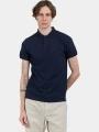 tricou cu guler pt. barbati Fundango Incognito Mono Poloshirt albastru inchis 1
