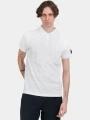tricou cu guler pt. barbati Fundango Insignia Poloshirt alb 1