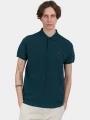 tricou cu guler pt. barbati Fundango Insignia Poloshirt verde 1