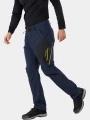 pantaloni softshell pt. barbati Fundango Akira Softshell Pants albastru inchis 1