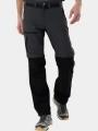 pantaloni de drumetie pt. barbati Fundango Aniak 2in1 Trekking Pants gri 1