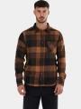 camasa cu maneci lungi pt. barbati Fundango Harris Shirt maro 1