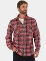 jacheta camasa pt. barbati Fundango Roddy Lined Shirt rosu 1