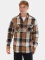 jacheta camasa pt. barbati Fundango Roddy Lined Shirt maro 1