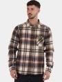 jacheta camasa pt. barbati Fundango Parker Shirt Jacket maro 1
