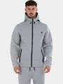 pulover cu gluga pt. barbati Fundango Hamal Tech Hoodie gri 1