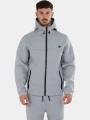 pulover cu gluga pt. barbati Fundango Hamal Tech Hoodie gri 1