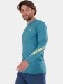 lycra cu maneci lungi pt. barbati Fundango Manado Long II Rashguard verde 1