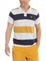 tricou cu guler pt. barbati Fundango Incognito stripe Poloshirt alb 1