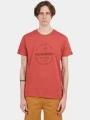tricou cu maneci scurte pt. barbati Fundango Basic-T Logo 04 rosu 1