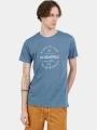 tricou cu maneci scurte pt. barbati Fundango Basic-T Logo 04 albastru 1