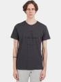 tricou cu maneci scurte pt. barbati Fundango Basic-T Logo 04 gri 1