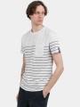 tricou cu maneci scurte pt. barbati Fundango Jaggy Pocket T-shirt alb 1