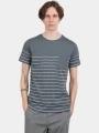 tricou cu maneci scurte pt. barbati Fundango Jaggy Pocket T-shirt gri 1