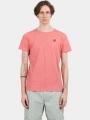 tricou cu maneci scurte pt. barbati Fundango Jaggy Structured T-shirt roz 1