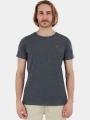 tricou cu maneci scurte pt. barbati Fundango Jaggy Structured T-shirt gri 1