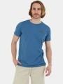 tricou cu maneci scurte pt. barbati Fundango Jaggy Structured T-shirt albastru 1
