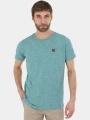 tricou cu maneci scurte pt. barbati Fundango Jaggy Structured T-shirt verde 1