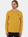 tricou cu maneci lungi pt. barbati Fundango Justin Longsleeve T-shirt galben 1