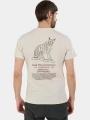 tricou cu maneci scurte pt. barbati Fundango Montes Graphic-T nisip 1