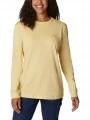 tricou cu maneci lungi pt. femei Columbia North Cascades Long Sleeve Tee galben 1