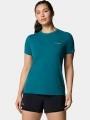 tricou pentru sport, cu maneci scurte pt. femei Columbia W Endless Trail Running Tech Tee verde 1
