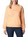 pulover cu gluga pt. femei Columbia Columbia Logo III French Terry Hoodie portocaliu 1