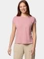 tricou cu maneci scurte pt. femei Columbia Boundless Trek Short Sleeve Tee roz 1