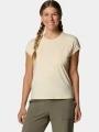 tricou cu maneci scurte pt. femei Columbia Boundless Trek Short Sleeve Tee galben 1