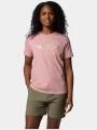 tricou cu maneci scurte pt. femei Columbia Boundless Beauty Logo SS Tee roz 1