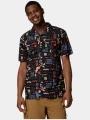 camasa cu maneci scurte pt. barbati Columbia Pine Canyon Short Sleeve Shirt negru 1
