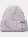 caciula tricotata pt. femei Columbia Agate Pass Cable Knit Beanie violet 1