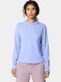 tricou cu maneci lungi, pentru sport pt. femei Mountain Hardwear Sunblocker Long Sleeve Hoody violet 1