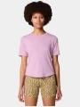 tricou pentru sport, cu maneci scurte pt. femei Mountain Hardwear Sunblocker Short Sleeve violet 1