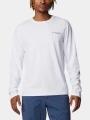 tricou cu maneci lungi, pentru sport pt. barbati Columbia Summit Valley LS Crew alb 1