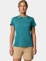 tricou pentru sport, cu maneci scurte pt. femei Columbia Bluebird Canyon Short Sleeve Crew verde 1