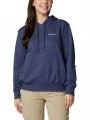 pulover cu gluga pt. femei Columbia Marble Canyon French Terry Hoodie albastru 1