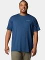 tricou pentru sport, cu maneci scurte pt. barbati Columbia Tech Trail Crew Neck II albastru 1