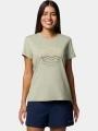 tricou cu maneci scurte pt. femei Columbia Sloan Ridge Graphic SS Tee verde 1