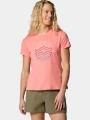 tricou cu maneci scurte pt. femei Columbia Sloan Ridge Graphic SS Tee rosu 1