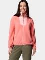 pulover polar pt. femei Columbia Sequoia Grove Full Zip Fleece magenta 1