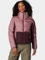 geaca matlasata de tranzitie pt. femei Columbia Leadbetter Point II Sherpa Hybrid roz 1