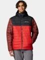 geaca matlasata de tranzitie pt. barbati Columbia Powder Lite II Hooded Jacket rosu 1