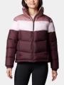 geaca matlasata de tranzitie pt. femei Columbia Puffect II Colorblock Jacket roz 1