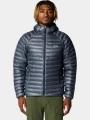 jacheta de puf pt. barbati Mountain Hardwear Ghost Whisperer UL Hoody albastru 1