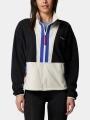 pulover polar pt. femei Columbia Backbowl II Full Zip Fleece gri 1